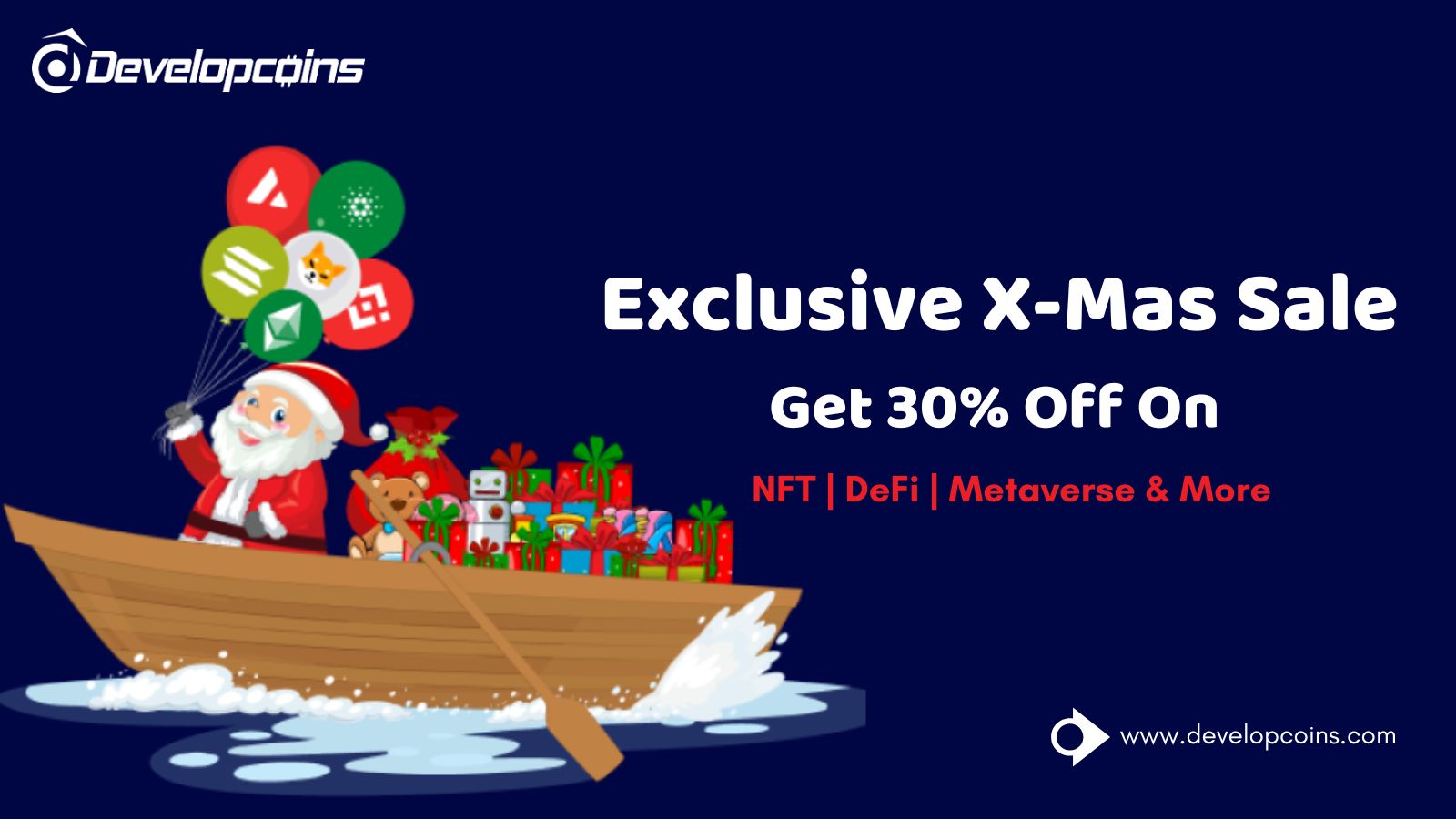 Grab Exclusive Christmas And New Year Super Sale Offers from Developcoins!