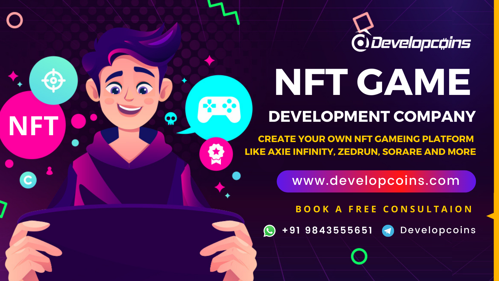 NFT Gaming Platform Development Company | NFT Game Development Services