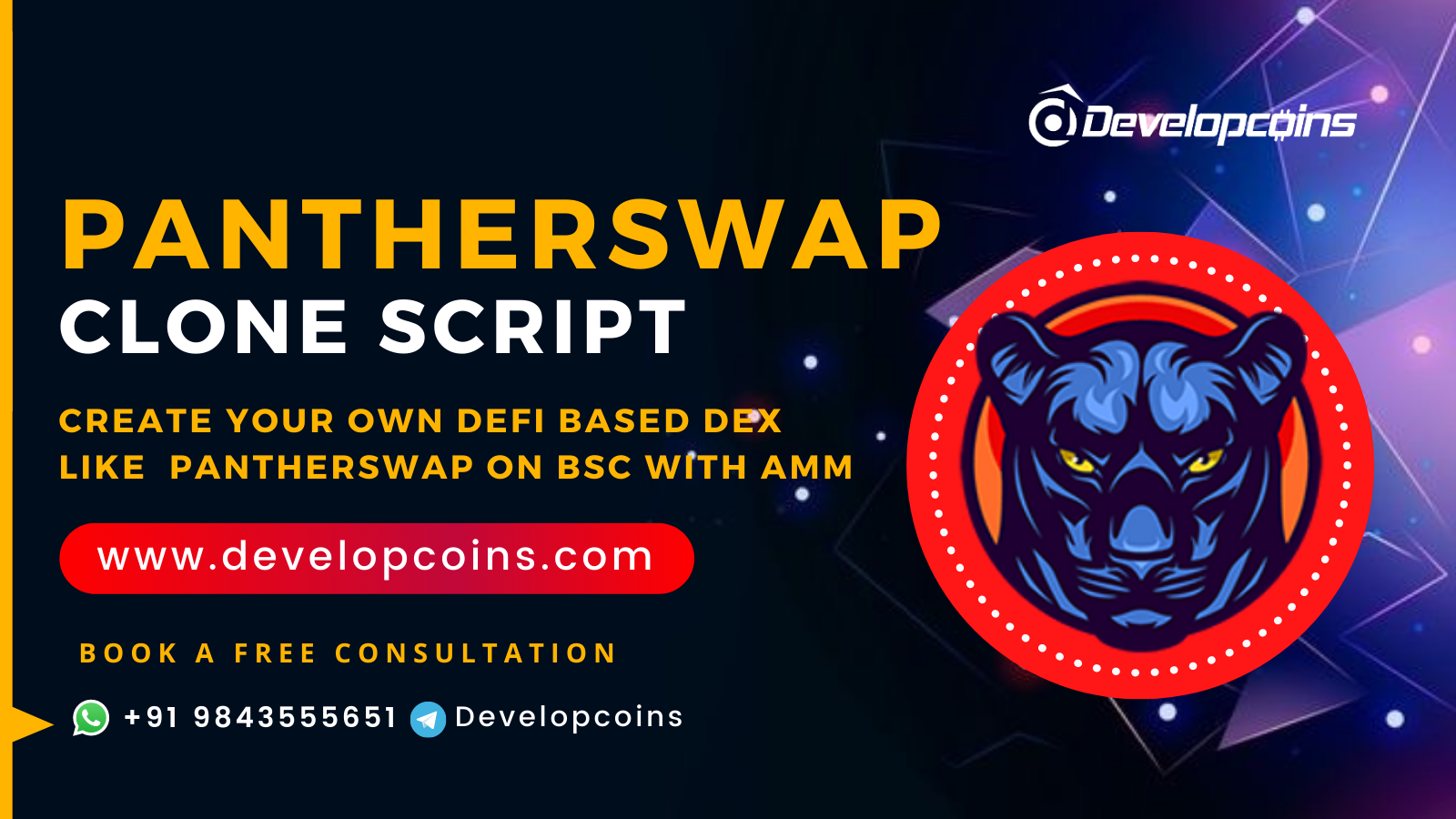 PantherSwap Clone Script To Create Your Own DeFi based DEX Like PantherSwap