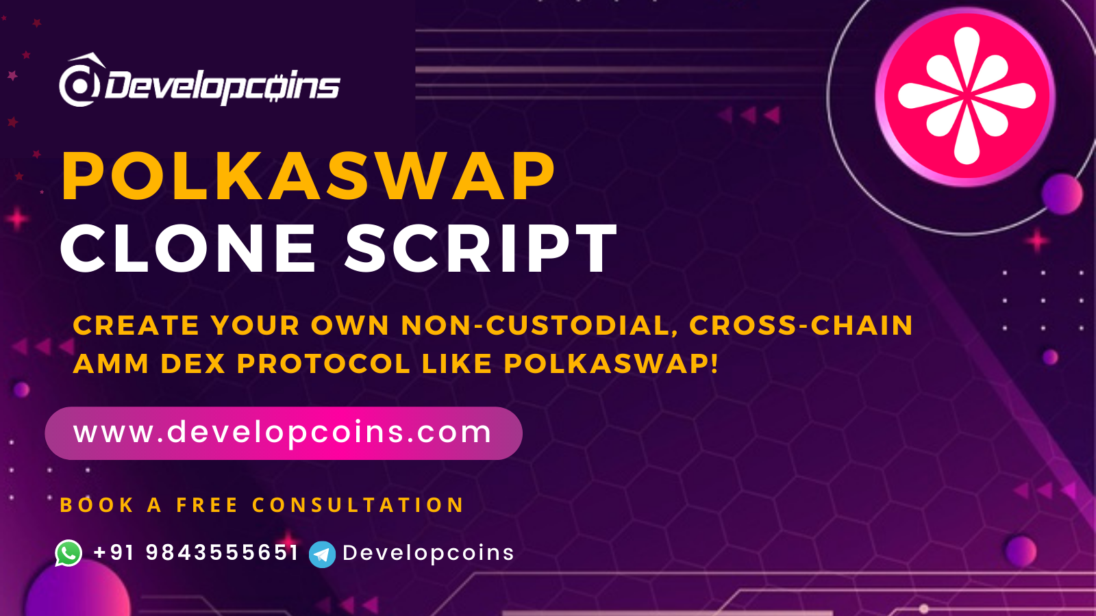 PolkaSwap Clone Script To Create DeFi based DEX like PolkaSwap