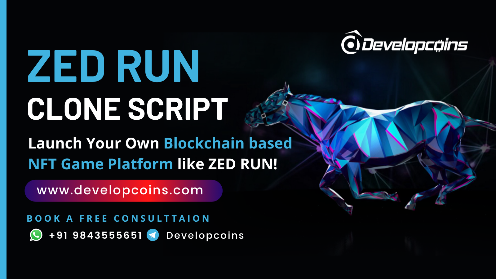 Zed Run Clone Script - Create A Digital Horse Racing Game Based On NFT like Zed Run!